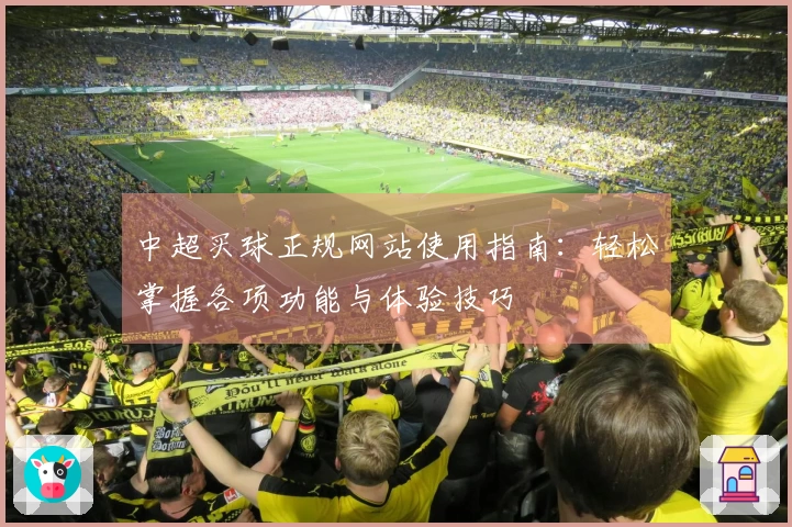 中超买球正规网站使用指南：轻松掌握各项功能与体验技巧