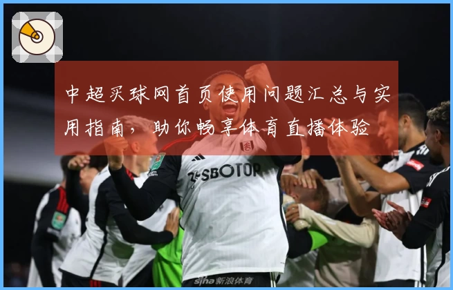 中超买球网首页使用问题汇总与实用指南，助你畅享体育直播体验