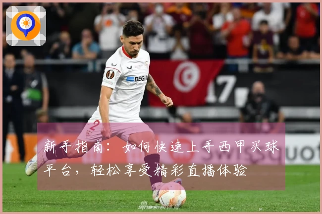 新手指南：如何快速上手西甲买球平台，轻松享受精彩直播体验